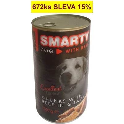 Smarty chunks DOG BEEF 1240 g