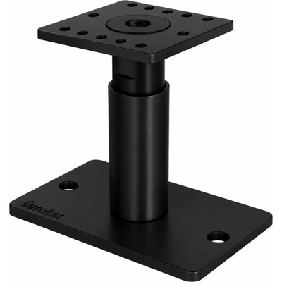 Čierna nastaviteľná pätka stĺpika - Eurotec PediX Black