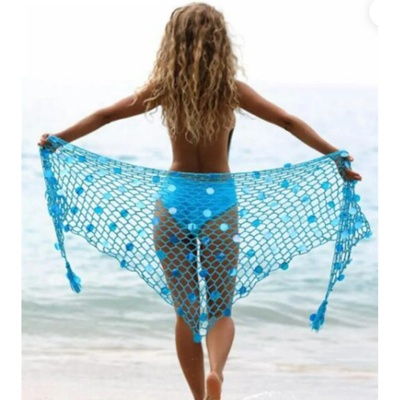 Amparo Miranda Plážový prehoz Fishing net S211 modrá
