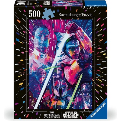 Ravensburger Пъзел Ravensburger от 500 части - Star Wars, Ahsoka (7012001340)