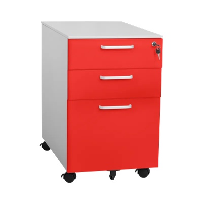 Офис контейнер Carmen CR-1273 L SAND - червен (CR-1273 L SAND)