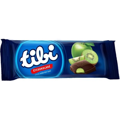 Tibi horká čokoláda s jablkovým krémom a s kiwi 100 g