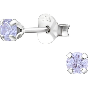 Olivie strieborné náušnice LILA 8655