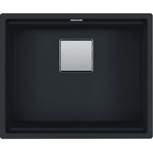 Franke Kubus 2 - Мивка Fragranite KNG 110-52, 56x46 cm, матово черно 125.0670. 898 (125.0670.898) Мивка за вграждане