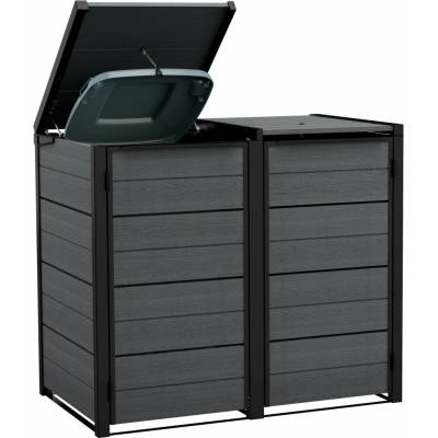 Hide Away box na popelnici 240 l šedá