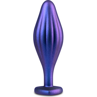 Blush Novelties Anal Adventures Matrix Wavy Bling Plug Sapphire
