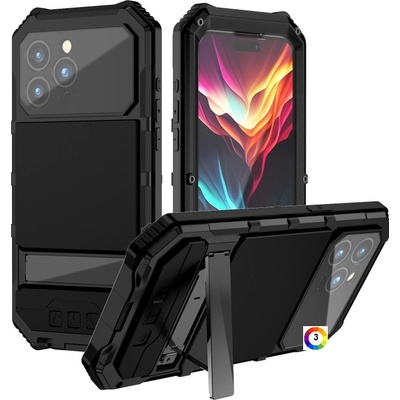 Apple iPhone 15 Pro Max R-JUST Удароустойчив/Водоустойчив Калъф и Протектор