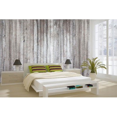 DIMEX ART Самозалепваща се флизелинова фототапета стари избелели дъски 375 x 250 см