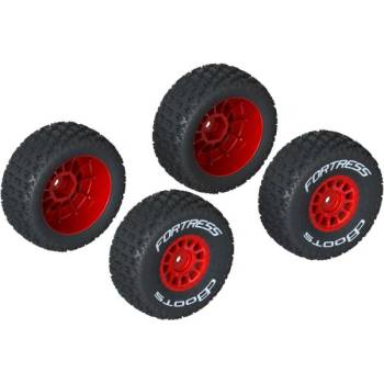 Arrma Колело с гума Arrma dBoots FORTRESS, червен диск (4)