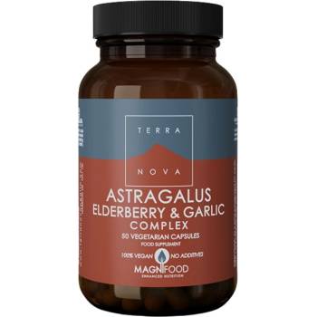 Image 1 of Terranova Astragalus, Elderberry & Garlic (Resistance Support) Complex [50 капсули]
