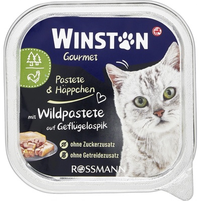 Winston Cat s paštikou, zvěřinou a drůbežím v aspiku 100 g – Zbozi.Blesk.cz