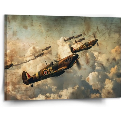 Sablio Obraz Stíhačky Spitfire v leteckej bitke - 150x110 cm