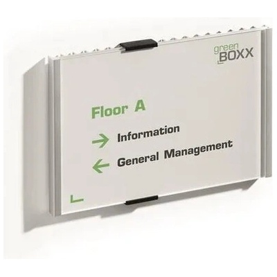 DURABLE Informačná tabuľa, 210x148,5 mm, DURABLE "INFO SIGN", strieborná