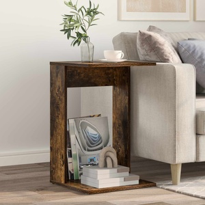 vidaXL Странична маса Димян дъб 40 x 38 x 62, 5 см Инженерна дървесина (8000368)