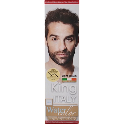 King Italy Water Color farba na vlasy pre mužov Light Brown