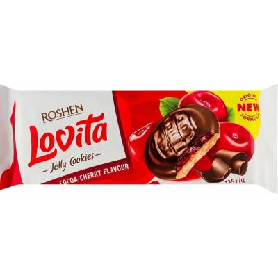 Roshen Lovita Čokopiškoty Čerešňa 135 g