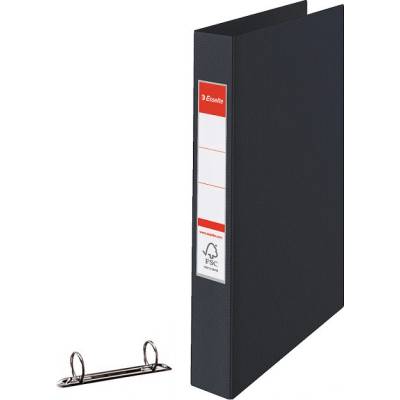Класьор 2 ринга Esselte А4, 3 cm Черен (1301095-08-14454)