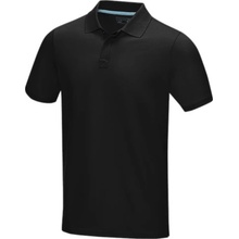 Graphite short sleeve men’s organic polo Černá