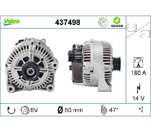 Alternátor VALEO 437498
