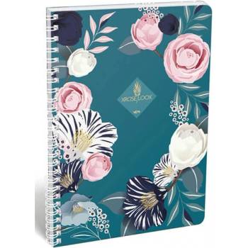 Image 1 of Lizzy Card - Тетрадка А4 със спирала, 80 листа, редове Xrcise Look Four