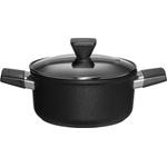 Maku Kitchen Life 20 см тенджера със стъклен капак maku