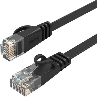 Orico PUG-C6B CAT6 plochý RJ45 LAN 1 Gb/s 10m černý