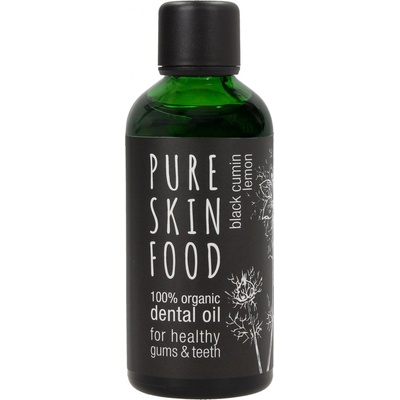 PURE SKIN FOOD Organic Dental Oil for Healthy Gums & Teeth 100 ml