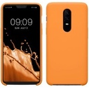 Púzdro kwmobile OnePlus 6 oranžové