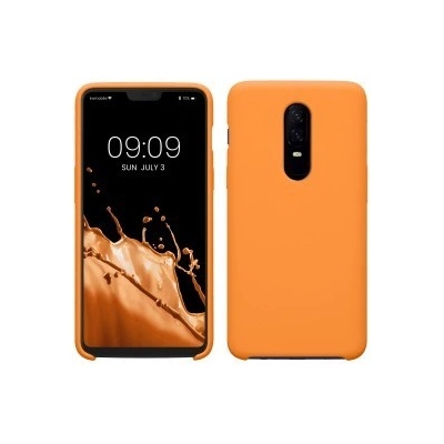 Púzdro kwmobile OnePlus 6 oranžové