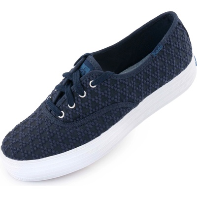 Keds Wms Triple Embroidered Triangle Navy