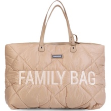 Childhome Cestovní taška Family Bag Puffered Beige 55x40x18 cm