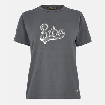 Biba Тениска Biba Logo T-Shirt - Grey Leo
