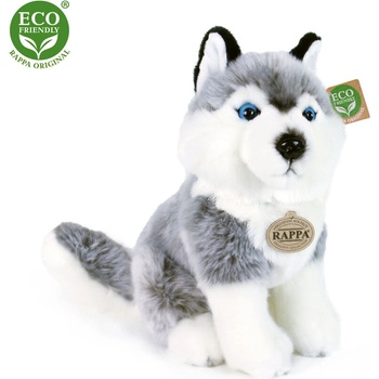 Rappa Плюшено седящо Хъски 30 см. - серия Еко приятели - Rappa (220188)