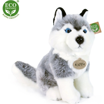 Rappa Плюшено седящо Хъски 30 см. - серия Еко приятели - Rappa (220188)