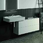 Ideal Standard Atelier Conca стенен шкаф с 2 чекмеджета и плот 120 см, матово бял (T4330Y1)