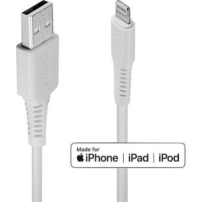 Lindy 31326 USB, 1m, bílý