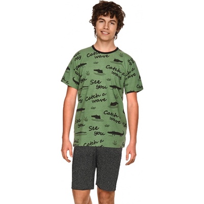 Taro Luka 2745 chlapecké pyžamo zelená