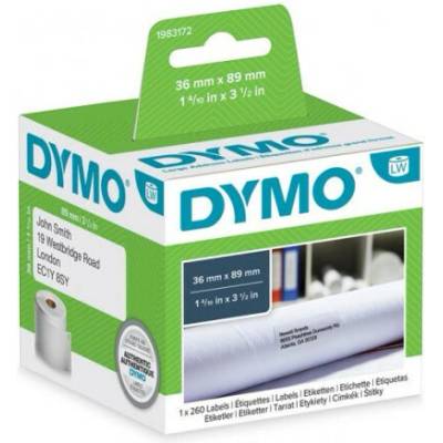 DYMO etikety v roli 99014 S0722430 101 x 54 mm papier biela 220 ks trvalé prepravné štítky; S0722430