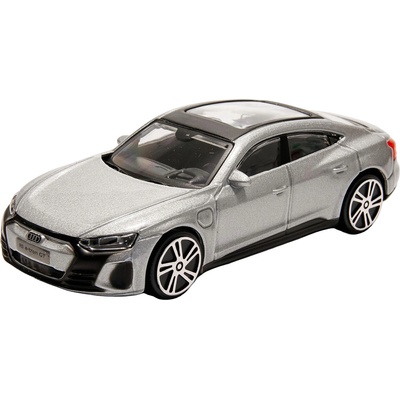 Метална количка Bburago - Audi RS e-tron GT, 1: 43, сребриста (18-30463S)
