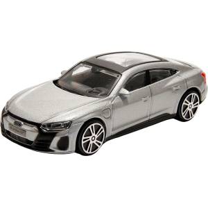 Bburago Метална количка Bburago - Audi RS e-tron GT, 1: 43, сребриста (18-30463S)