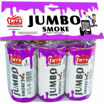 Dýmovnice Jumbo Smoke fialová 3 ks