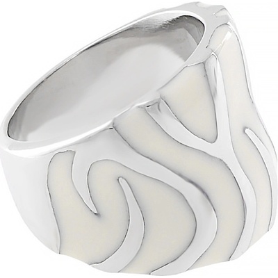 MPM Dámský ocelový nerezový prsten 5056 stříbrnobílé