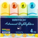  Текстмаркер Writech Pastel, блистер 4 цвята (33755-А)