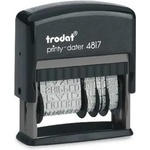 TRODAT Печат с дата и текст с 12 текста, trodat "4817" 4817 ung (4817 ung)