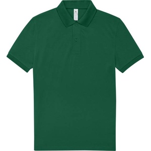 B&C Collection B&C MY POLO 210 / Мъжка поло тениска с къс ръкав от плътен памук - зелена XL (01U426zl104)