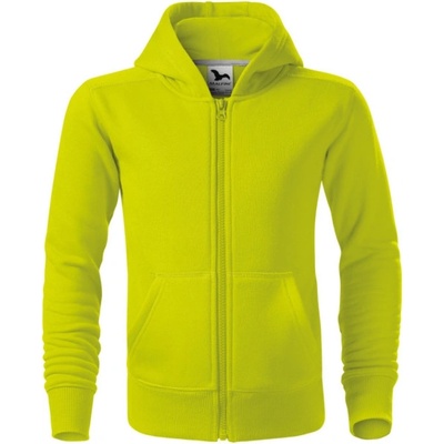 Malfini Trendy Zipper 412 mikina dětská limetková