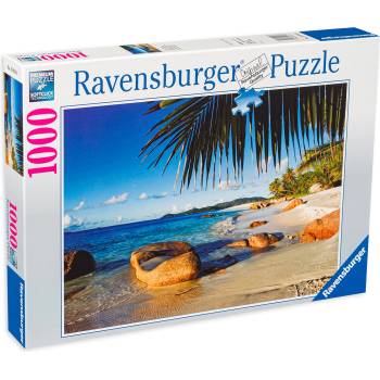 Ravensburger Пъзел Ravensburger от 1000 части - Под палмовите дървета (19018)