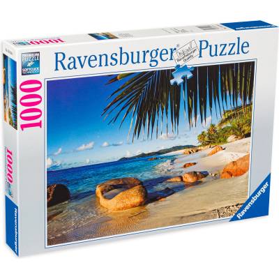 Ravensburger Пъзел Ravensburger от 1000 части - Под палмовите дървета (19018)