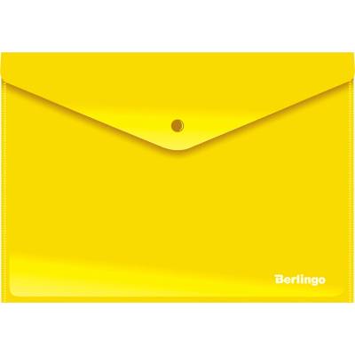BERLINGO obálka A4 PP druk opal yellow