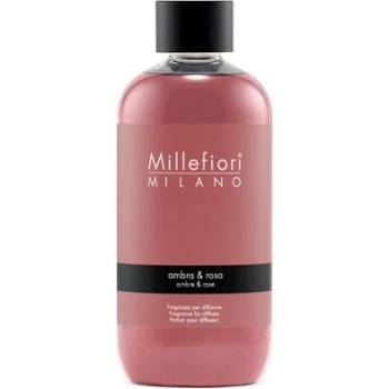 Home fragrance italia srl Millefiori Milano Ambra & Rosa ароматен пълнител за дифузер 250 мл
